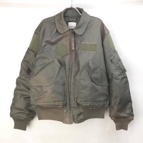 フライトジャケット CWU 45 /P MEDIUM 色ヤケ・ムラ 米軍 実物 古着屋