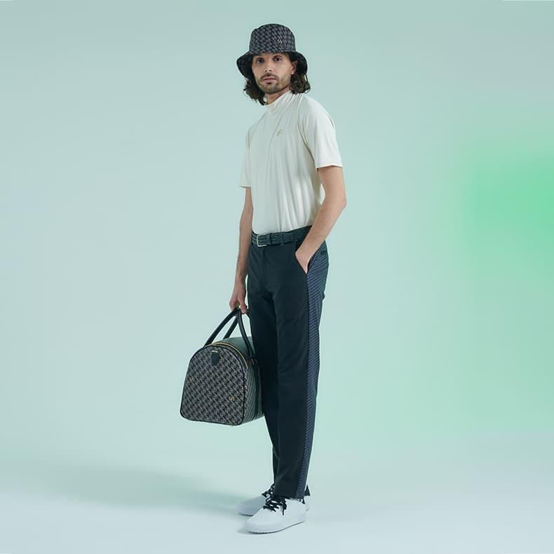 メンズ ハーフGMロングパンツ ネイビー | Resurrection レザレクション