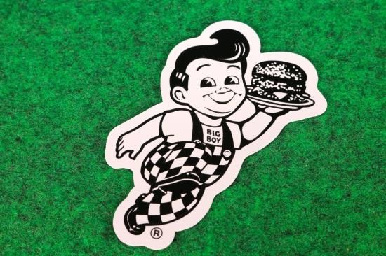 ビッグボーイ オフィシャルステッカー ブラック 輸入雑貨/海外雑貨/直