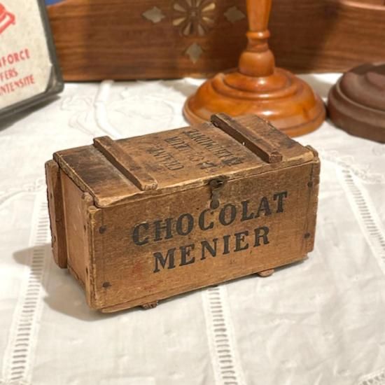 アンティーク 木箱 | Chocolat Menier（ショコラ・ムニエ）木箱
