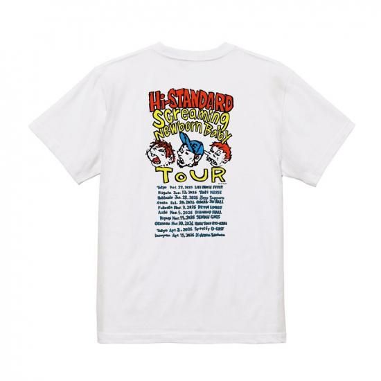 SNB TOUR HONGOLIAN T-shirt（WHITE） - Hi-STANDARD OFFICIAL WEB STORE