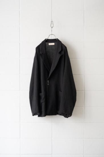 barbell object / wool coat(BLACK)通販サイト - 京都取扱い店舗