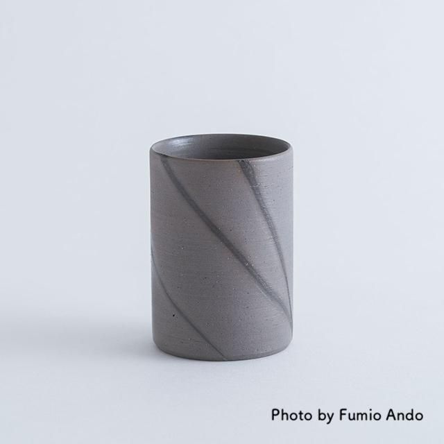 hitoe（ひとえ）備前焼コップ（DAIKURA）グレーの通販 | 美観堂
