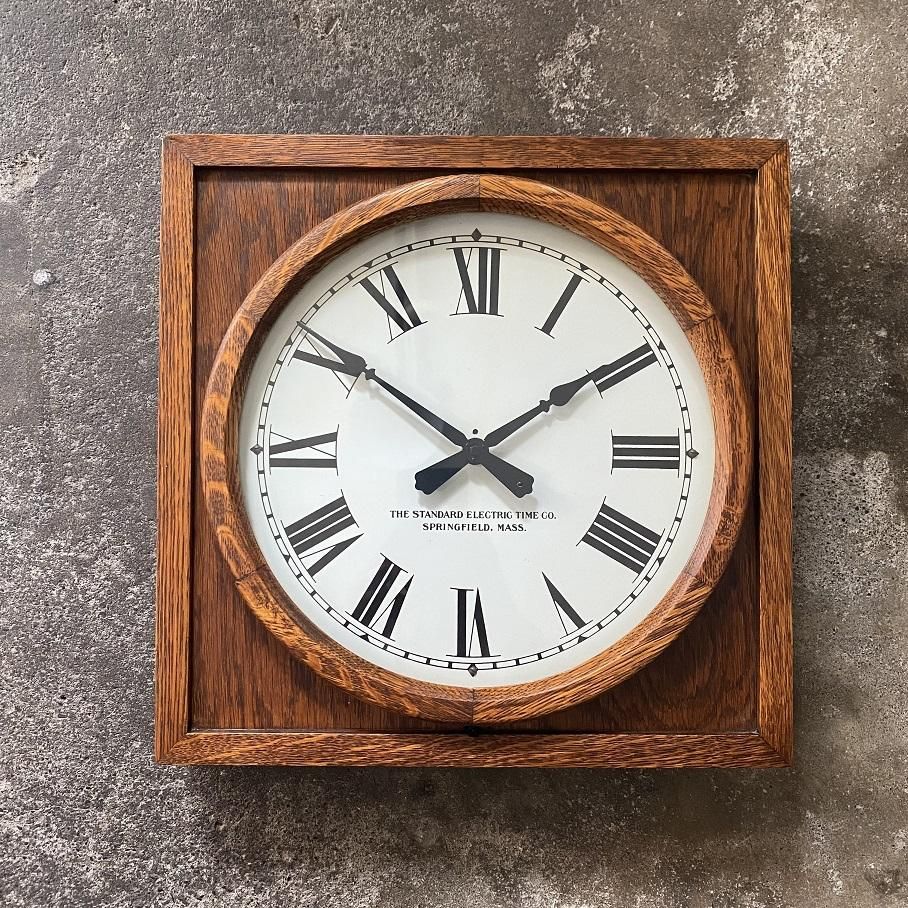 ANTIQUE 1920's THE STANDARD ELECTRIC TIME Co. 