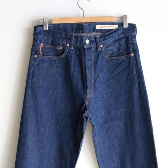 COTTLE コトル 「C.T.L STRAIGHT DENIM PANTS-BENGARA(INDIAN RED