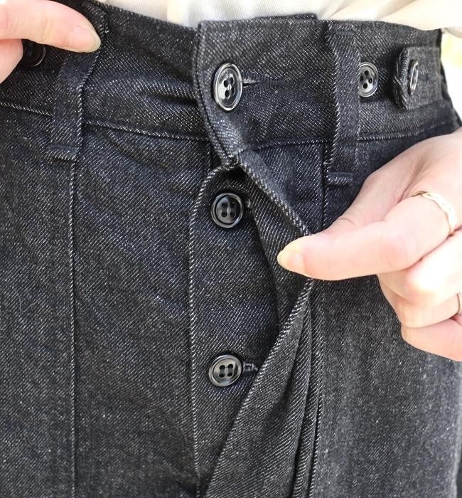 オーディナリーフィッツ JAMES PANTS ジェームスパンツ DENIM BLK