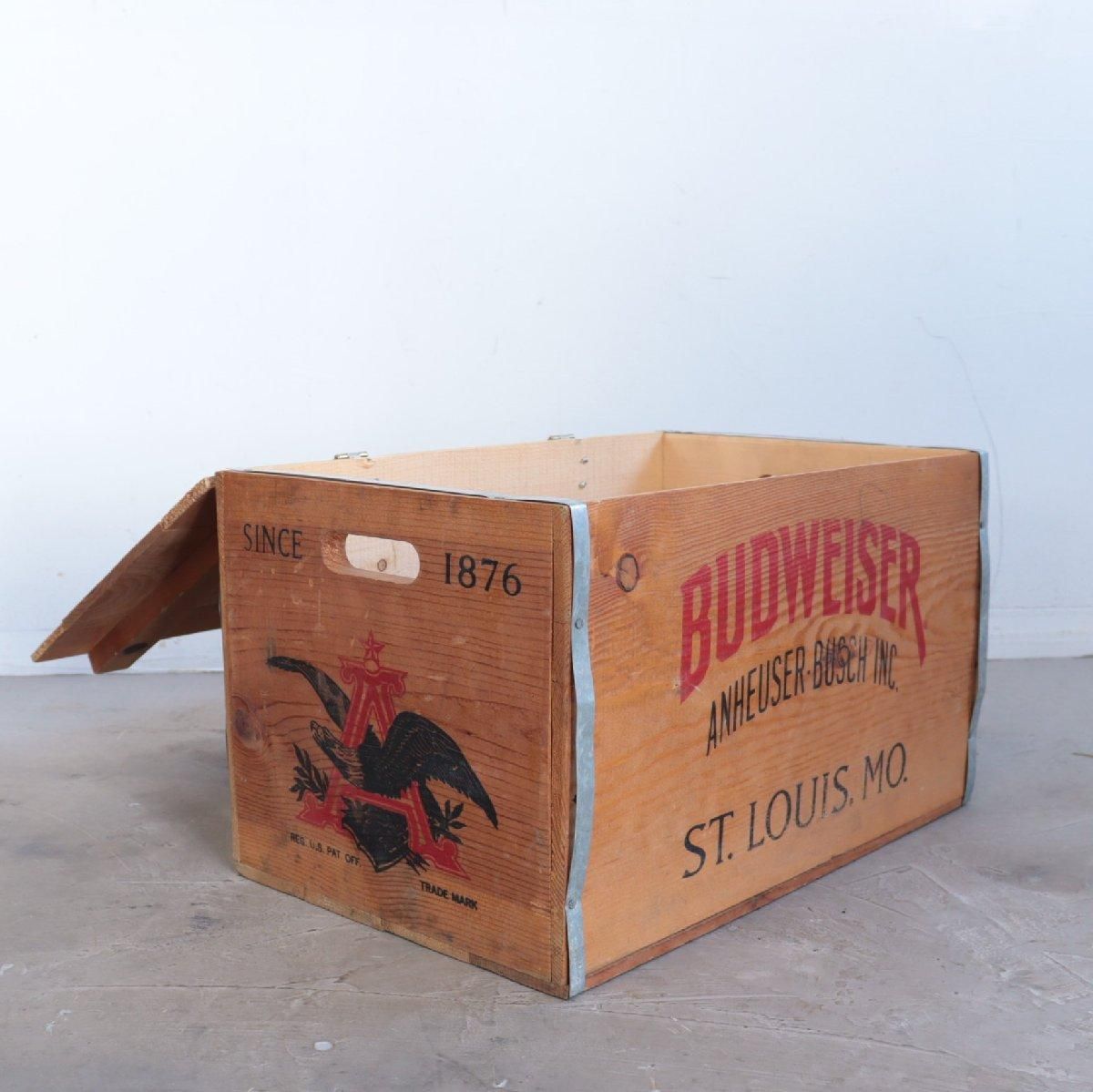 Budweiser バドワイザー 木箱 アンハイザーブッシュ ビンテー II7S