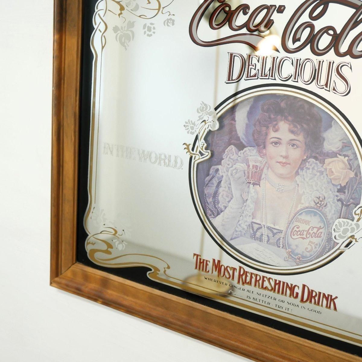 Coca-Cola ヴィンテージ パブミラー -通販-ローズボールアンティークス
