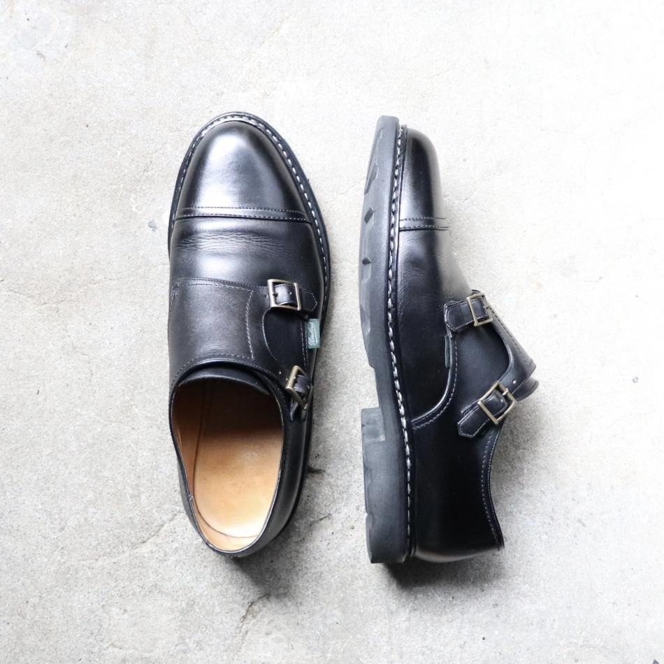 美品” Paraboot（パラブーツ）ダブルモンクストラップシューズ WILLIAM