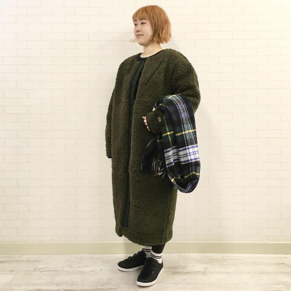 nハリウッド ボアロングコート リバーシブル N.HOOLYWOOD リバーシブル