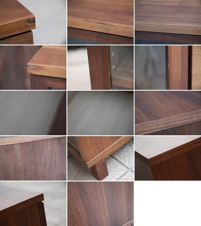 無印良品(MUJI)のウォールナット材 AVラック。シンプルなTVボードは