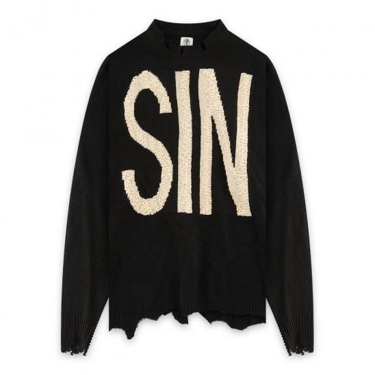 SAINT MXXXXXX(セントマイケル) 商品ページ - WOOL SWTER SIN / BLACK
