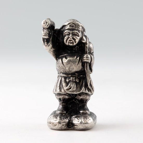 錫 置物 七福神 大黒様 黒漆加工 [No.193-2]｜薩摩錫器工芸館