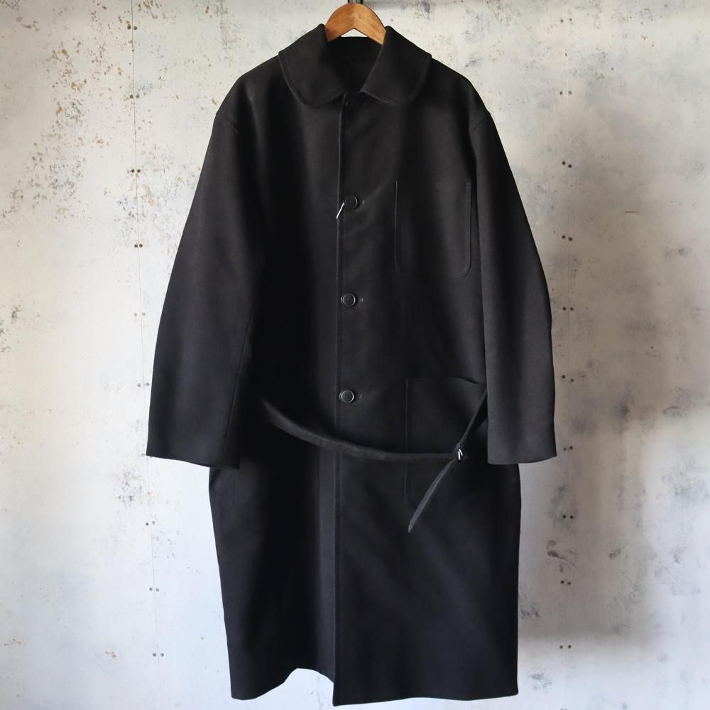COMOLI モールスキン ミリタリーコート(Black) - DIMPLE