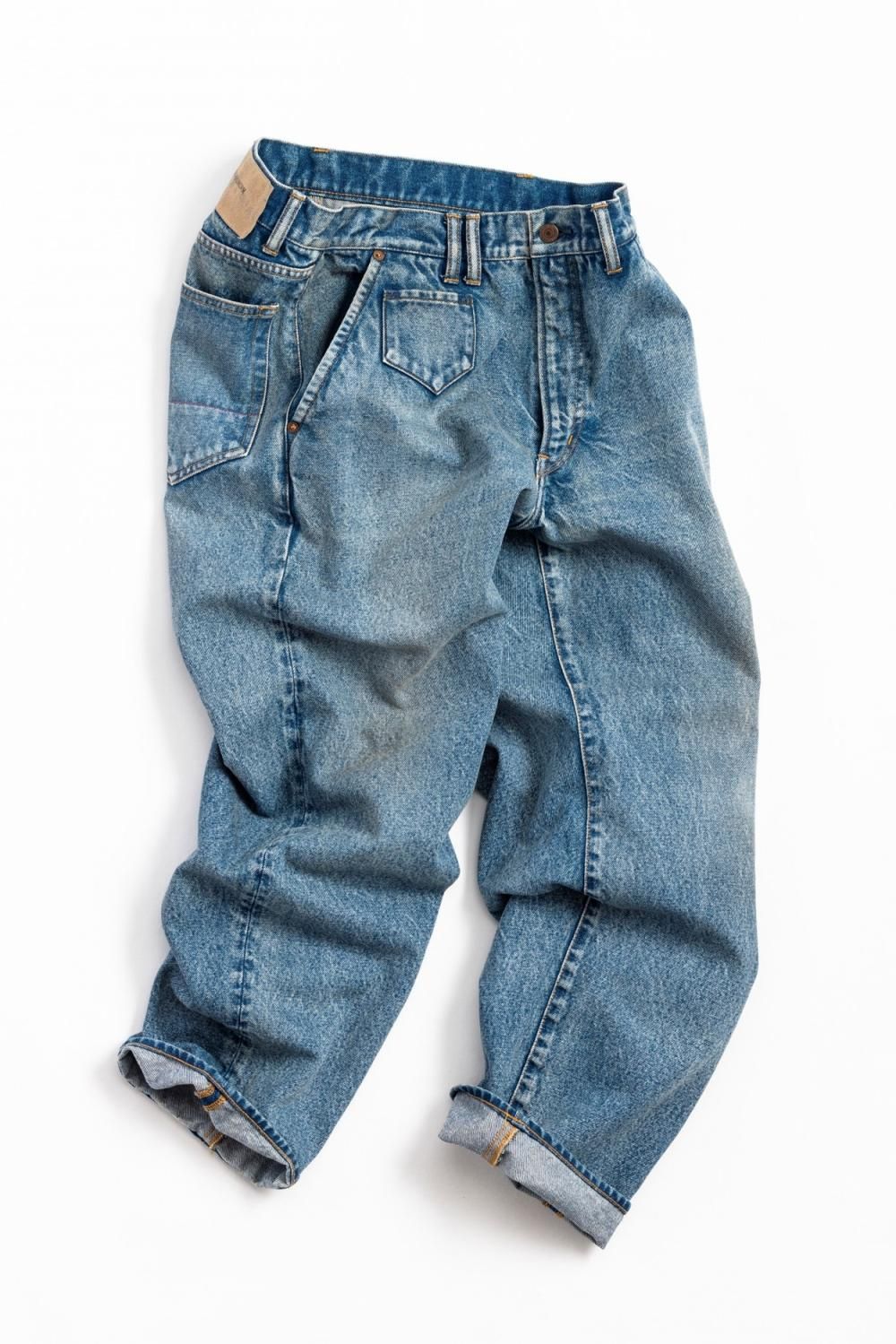 ANACHRONORM “80's WIDE TAPERED JEANS” - Tribeca