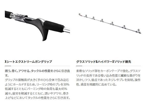 リアランサー中深場用 HH200 ロッド リアランサー中深場73 HH200/RIGHT