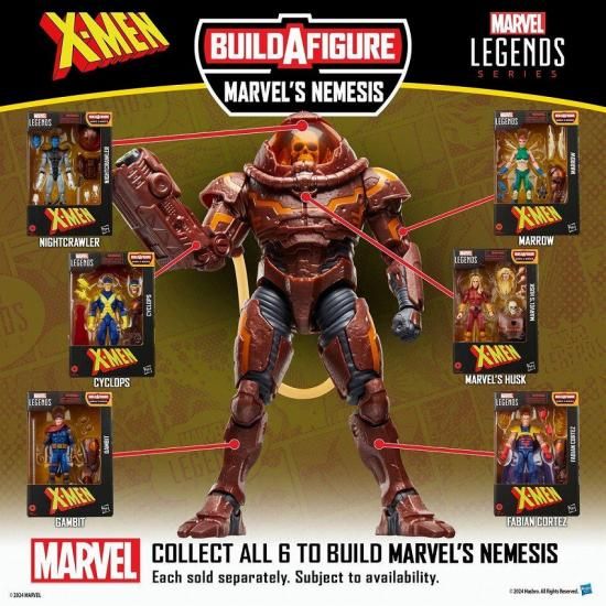 マーベル・レジェンズ X-MEN（マーベルズ ネメシス BAF） 7種セット