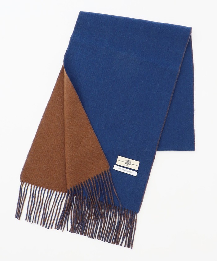 リバーシブル カシミヤマフラー 無地×無地(505769295)｜HANKYU MEN'S