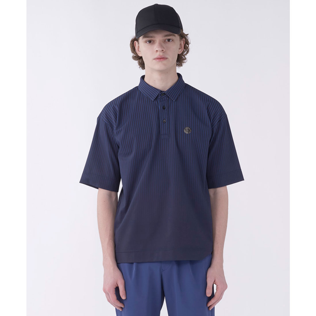 ランバン スポール LANVIN SPORT 総柄プリント半袖ポロシャツ【Sun