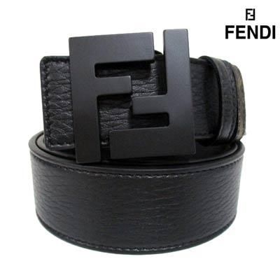 フェンディ FENDI メンズ 小物 ベルト レザーベルト ロゴ バックルFF