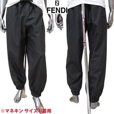 フェンディ(FENDI)メンズ パンツ ボトムス トラックパンツ ロゴ 総柄FF