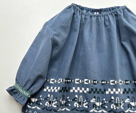 LAST ONE／mina perhonen【ミナ ペルホネン】fun dress - blue - 世界