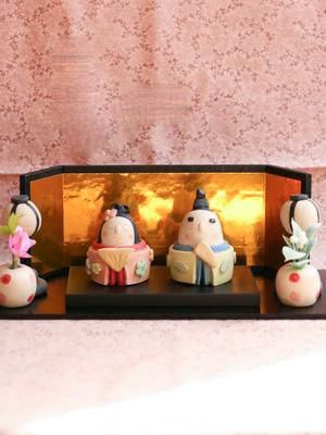 岡崎順子 おひなさま一覧 作家の器｜さわらぎ
