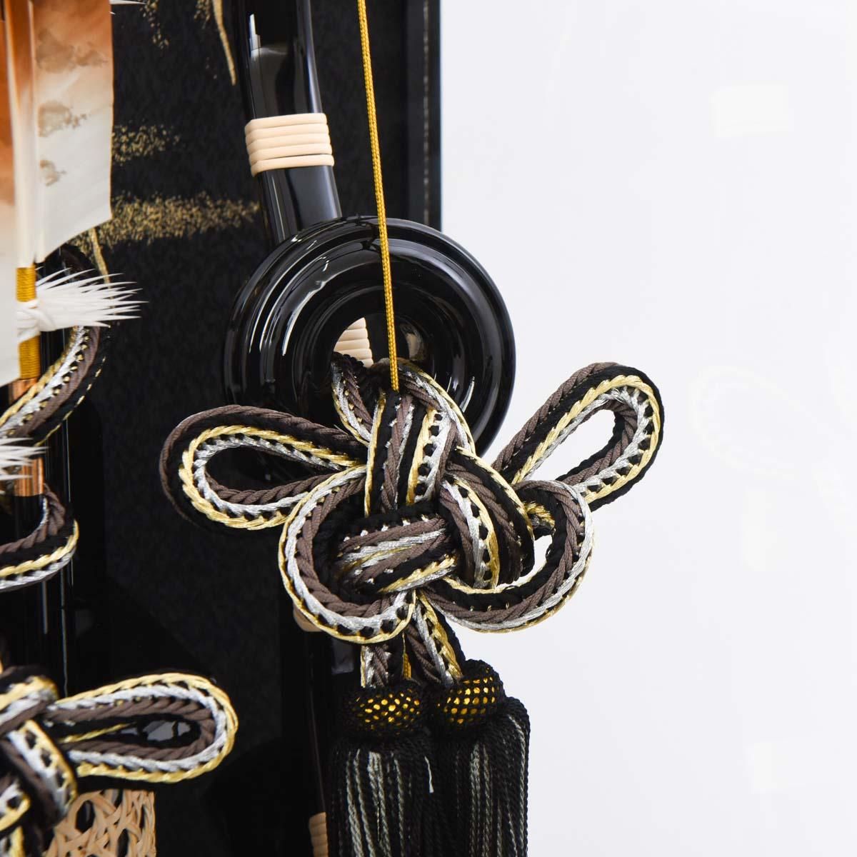 破魔弓 18号 武光 本格破魔弓飾り 太刀付 - 雛人形・五月人形・羽子板