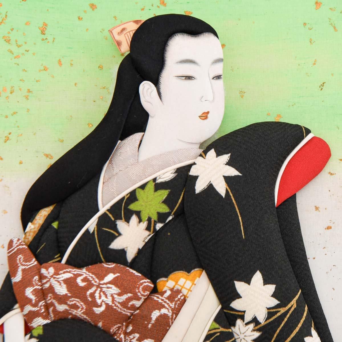 25号 手作り 押絵羽子板 懐月堂 正風 羽子板単品 展示品 - 雛人形・五