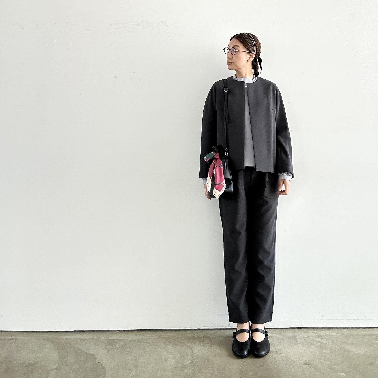 Anne number of OMEKASHI Wクロスノーカラージャケット TRAVAIL MANUEL
