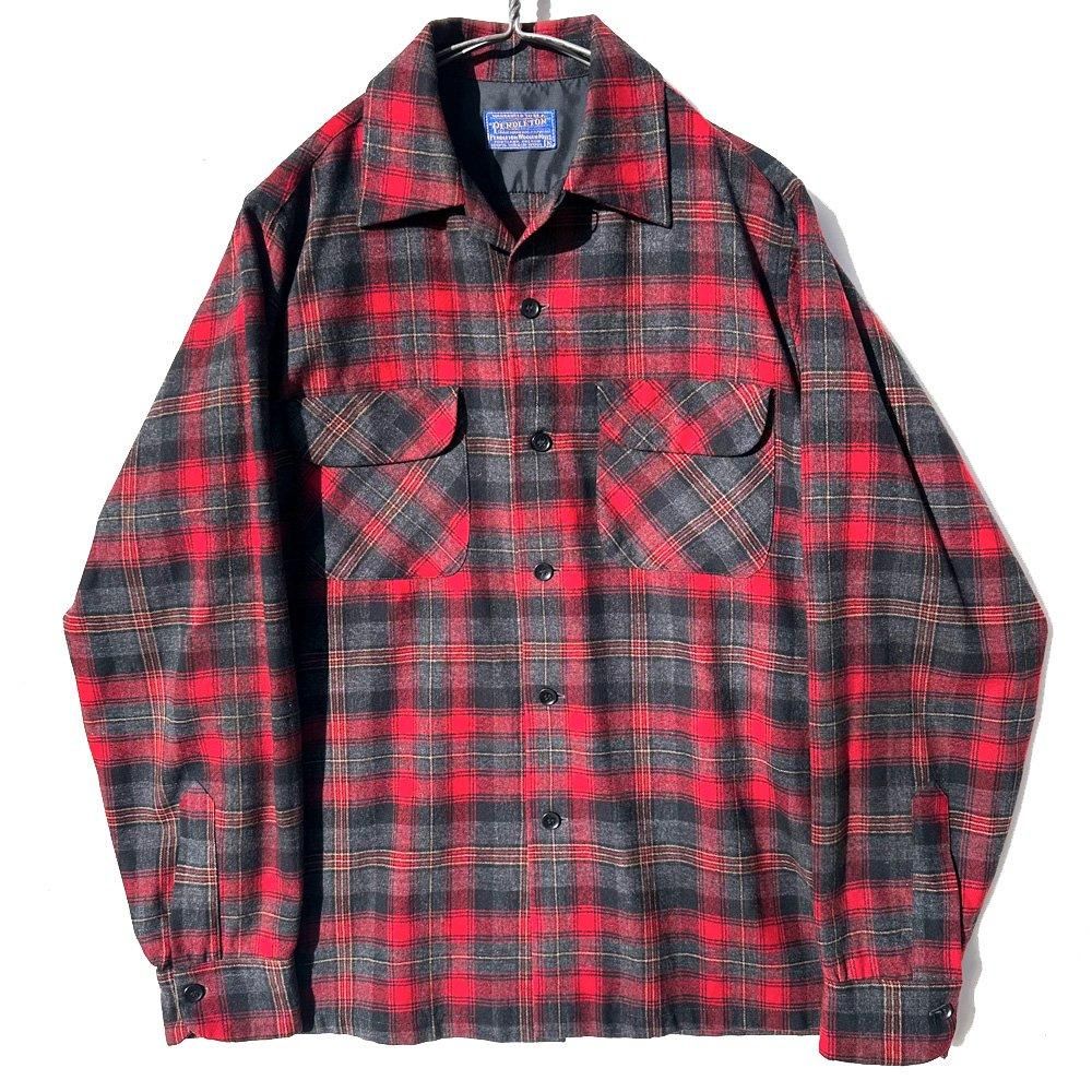 ペンドルトン【PENDLETON】ヴィンテージ オープンカラー ウールシャツ