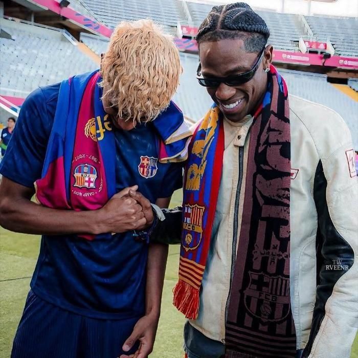 CACTUS JACK × FC BARCELONA / BARÇA JACK FOOTBALL CLUB SCARF