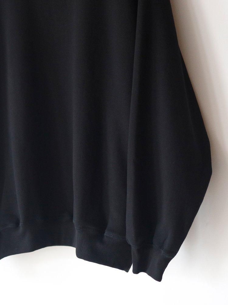 Graphpaper / AZUMA TERRY CREW NECK SWEAT (BLACK) - TROUPE ONLINE