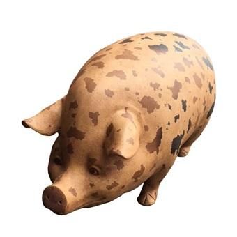 豚・ブタ・ぶた】ブタのビッグオブジェ 斑点模様の豚(116cm)☆ 等身大