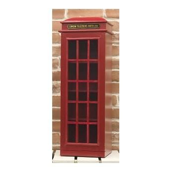 ロンドン テレフォンブース 電話ボックス 棚 キャビネット ロンドン