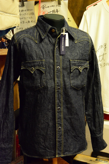サムライ。カモメステッチデニムウエスタンシャツ！かっこよいです