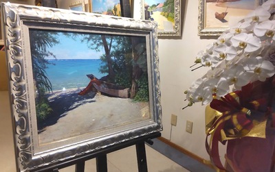 沖縄の美術工芸品のお店 ギャラリー プルミエ:比嘉英男絵画展開催