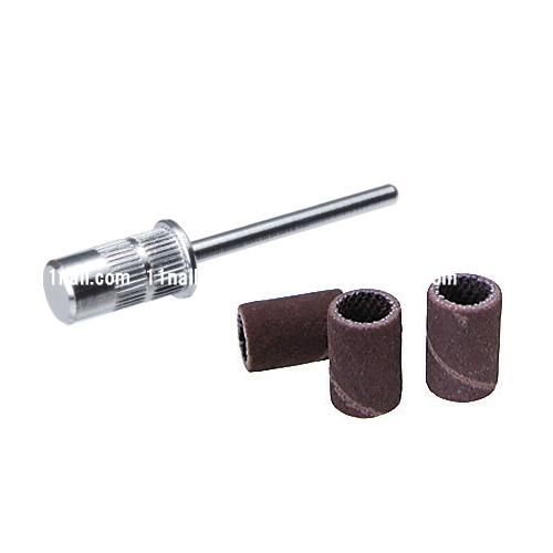 ネイルマシンアタッチメント(ビット)]サンディングバンド＋軸セット