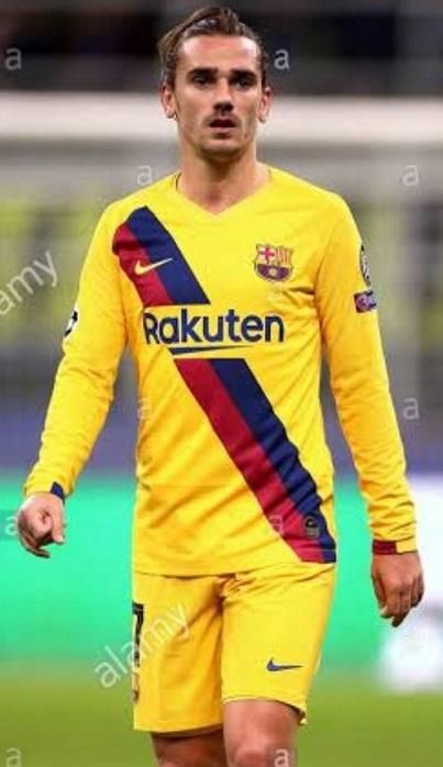 FCバルセロナ（A）19/20 選手支給長袖 UEFA CL用 グリーズマン＃17