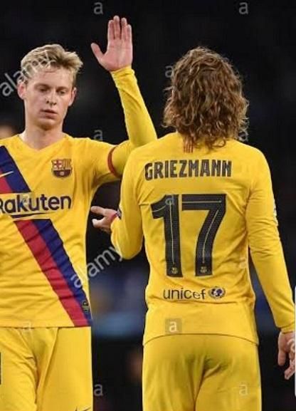 FCバルセロナ（A）19/20 選手支給長袖 UEFA CL用 グリーズマン＃17