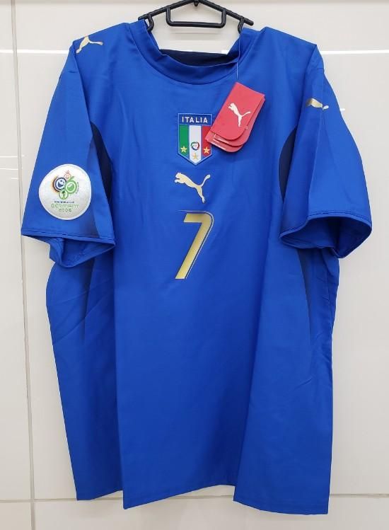 イタリア代表（H) 2006 W杯 デル・ピエロ＃7 + パッチ付き！