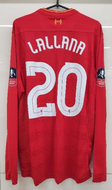 リバプール（H）16/17 FA CUP 長袖 ララーナ＃20 + FA CUPパッチ