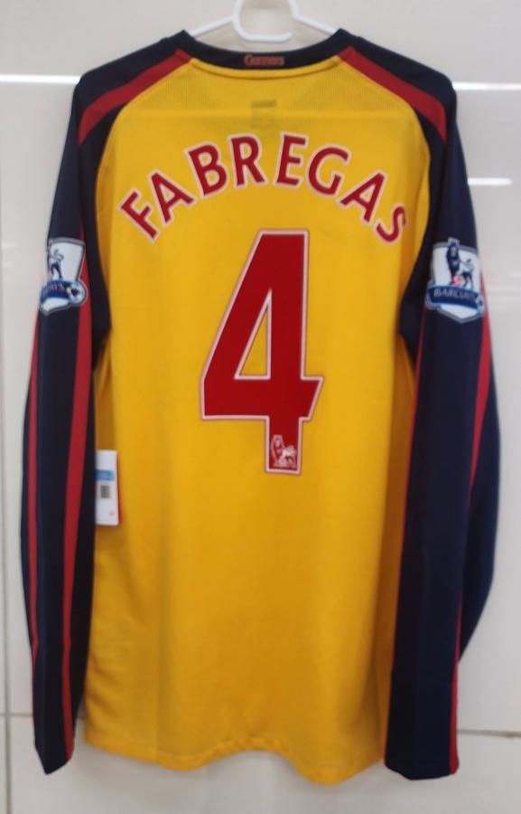 アーセナル（A）08/09 選手支給 長袖 ファブレガス＃4 + EPL