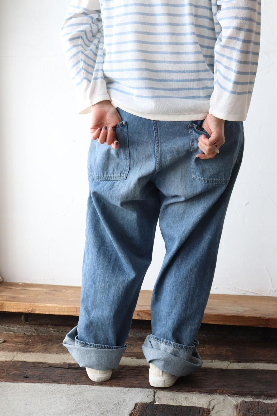 chimala(チマラ)】WAIST ADJUSTABLE DENIM PANTS | アジャスター付きで
