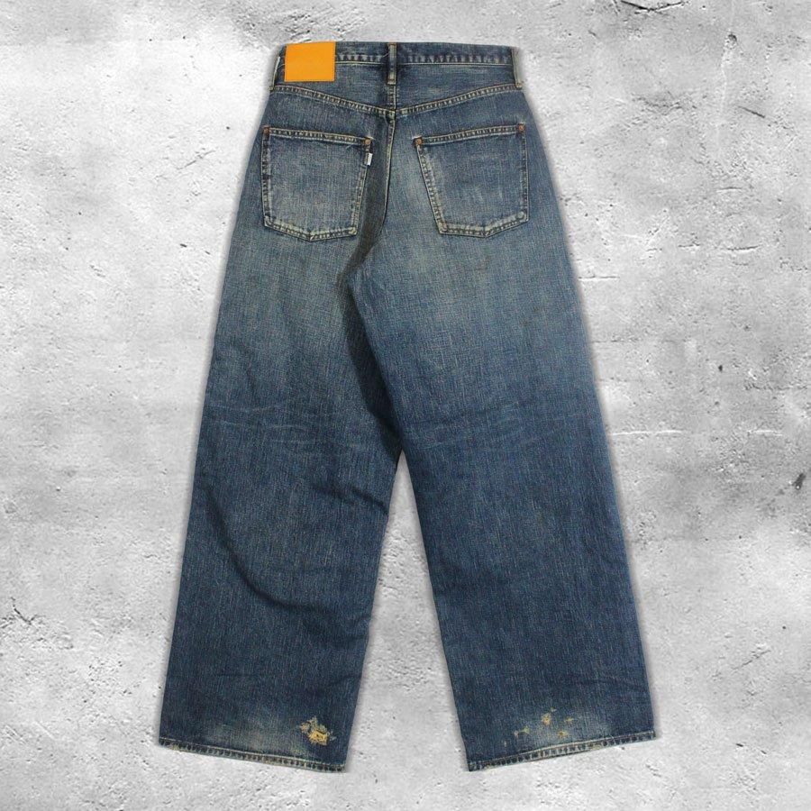 SUGARHILL FADED MODERN WESTERN DENIM WIDE TROUSERS｜シュガーヒル