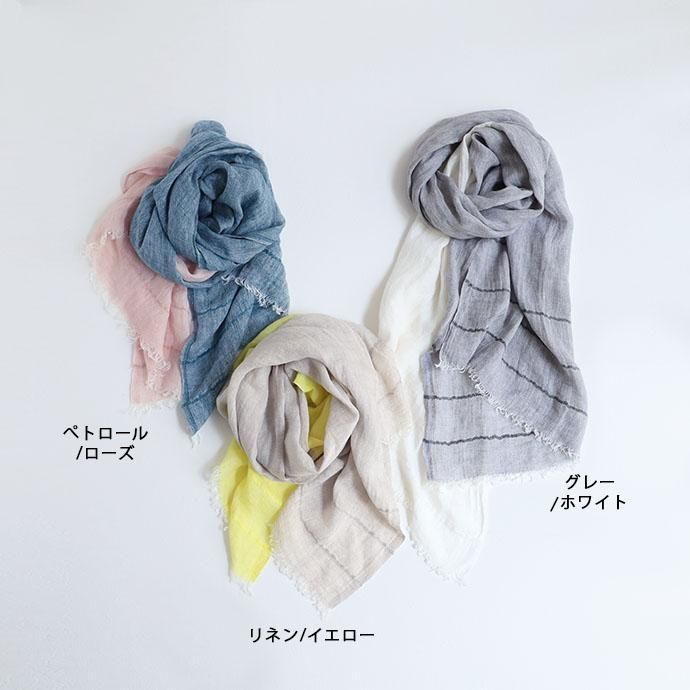 LAPUAN KANKURIT│ラプアン カンクリ リネン ストール［TSAVO トサボ