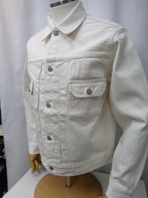 シュガーケーン 13oz. WHITE DENIM JACKET 1953 MODEL SC15720-401