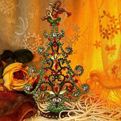 チェコガラス クリスマスツリー