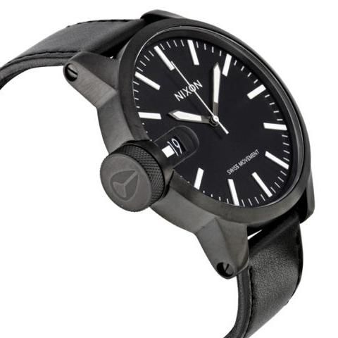 ニクソン 腕時計 クロニクル A127001 ブラック×ブラック - 腕時計の