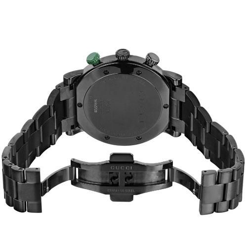 グッチ 腕時計 メンズ G-クロノ YA101349 ブラックダイアル×ブラック